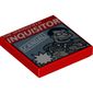 Tile 2 x 2 with 'THE SPRINGFIELD INQUISITOR' Print