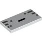 Tile 2 x 4 Pixels for Minecraft Ghast Mouth Print