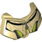 Large Figure Chest Cover, Armour Small with Robe over Lime Circle Print