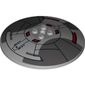 Dish 8 x 8 Inverted [Radar] with Sith Infiltrator Cockpit Roof Print