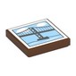 Tile 2 x 2 with Suspension Bridge Print