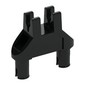 Technic Pin Double Triangle 1 x 3 with 2 Clips Not Completely Round Pin Holes