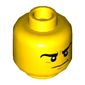 Minifig Head Clay, Eyebrows, Dimples, Crooked Smile