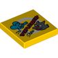 Tile 2 x 2 with 'The ITCHY & SCRATCHY Show' Print