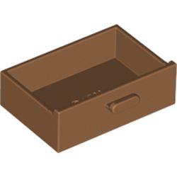 LEGO part DRAWER in Medium Nougat