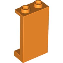 LEGO part 10087544 WALL ELEMENT 1X2X3 in Bright Orange/ Orange