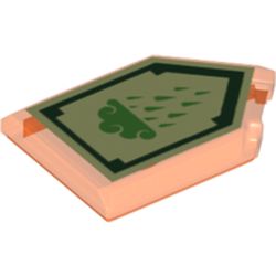 Tile Special 2 x 3 Pentagonal with Nexo Power Shield Print - Ice Rain