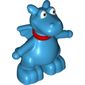 Duplo Figure Dragon with Red Collar Print (Stuffy)