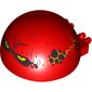 Windscreen 6 x 6 x 3 Canopy Half Sphere with Dual 2 Fingers with Globlin with Yellow Eyes Angry print