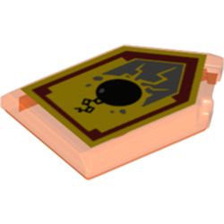 Tile Special 2 x 3 Pentagonal with Nexo Power Shield Print - Ground Pound