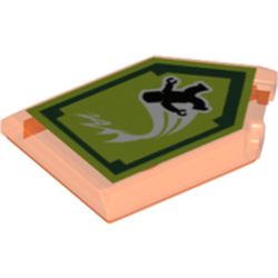 Tile Special 2 x 3 Pentagonal with Nexo Power Shield Print - Super Human Speed