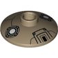 Dish 2 x 2 Inverted [Radar] with Machinery (Dalek Head) print