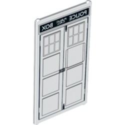 Glass for Window 1 x 4 x 6 with 'POLICE PUBLIC CALL BOX' Mirror Image Tardis Door print
