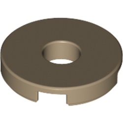 Tile Round 2 x 2 with Hole