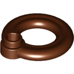 LEGO part 10030340 LIFEBUOY WITH KNOB in Reddish Brown