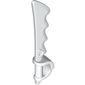 Weapon Sword / Cutlass Serrated with Skull Hand Guard