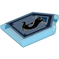Tile Special 2 x 3 Pentagonal with Nexo Power Shield Print - Sea Dragon