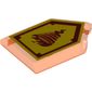 Tile Special 2 x 3 Pentagonal with Nexo Power Shield Print - Fire Tornado
