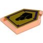 Tile Special 2 x 3 Pentagonal with Nexo Power Shield Print - Wall Block