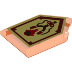 Tile Special 2 x 3 Pentagonal with Nexo Power Shield Print - Rock Throw