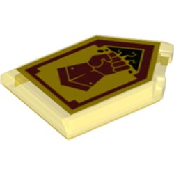 Tile Special 2 x 3 Pentagonal with Nexo Power Shield Print - Fist Smash