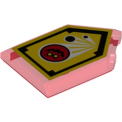 Tile Special 2 x 3 Pentagonal with Nexo Power Shield Print - Globlin Attack