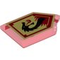 Tile Special 2 x 3 Pentagonal with Nexo Power Shield Print - Lava Dragon