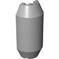 Cylinder Half 4 x 6 x 13 with 1 x 2 Cutout