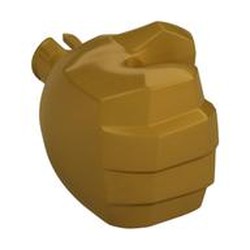 LEGO part 7058 RIGHT, CREATURE HAND, NO. 1 in Warm Gold/ Pearl Gold