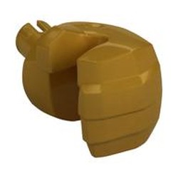 LEGO part 7059 LEFT, CREATURE HAND, NO. 1 in Warm Gold/ Pearl Gold