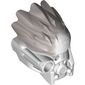Large Figure Mask of Ice (Unity) with Marbled Flat Silver Pattern