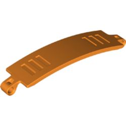 LEGO part 28923 PANEL CURVED 3X13X2 in Bright Orange/ Orange