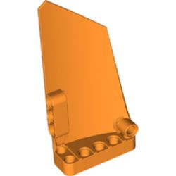 LEGO part LEFT PANEL 5X11 in Bright Orange (6135079|64392)