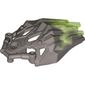 Large Figure Armor, Crystal with Marbled Trans-Bright Green Pattern