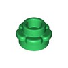 Green Plant, Flower, Plate Round 1 x 1 with 5 Petals