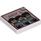 Tile 2 x 2 with Brick Ghostbusters Print