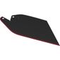 Large Figure Cape, Angled, 3 Holes, Dark Red Border Pattern