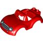 Duplo Car Body with Windscreen Frame with White Headlights Print