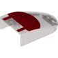Windscreen 6 x 4 x 1 Curved with Red Roof print