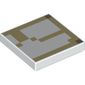 Tile 2 x 2 with Minecraft Iron Golem Skin Print