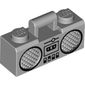 Equipment Radio / Boom Box with Handle and Black Trim Print