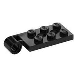 Hinge Plate 2 x 4 with Pin Hole - Top