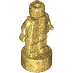 Trophy NEW 1 x LEGO 90398 Micro Minifigure Statuette Trophée or, pearl gold