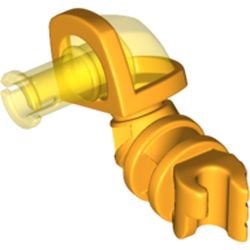 Arm Left with Trans-Yellow Shoulder and Pin (Nexo Knights Axl)