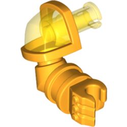 Arm Right with Trans-Yellow Shoulder and Pin (Nexo Knights Axl)
