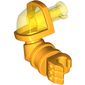 Arm Right with Trans-Yellow Shoulder and Pin (Nexo Knights Axl)