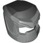 Helmet, Mech with Open Visor Small and Metallic Silver Print