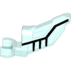 Wing with Clip with Black Lines Print (Left)
