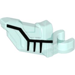 Wing with Clip with Black Lines Print (Right)