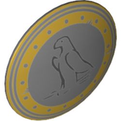 Shield Round Bowed with Falcon Print (Wonder Woman)